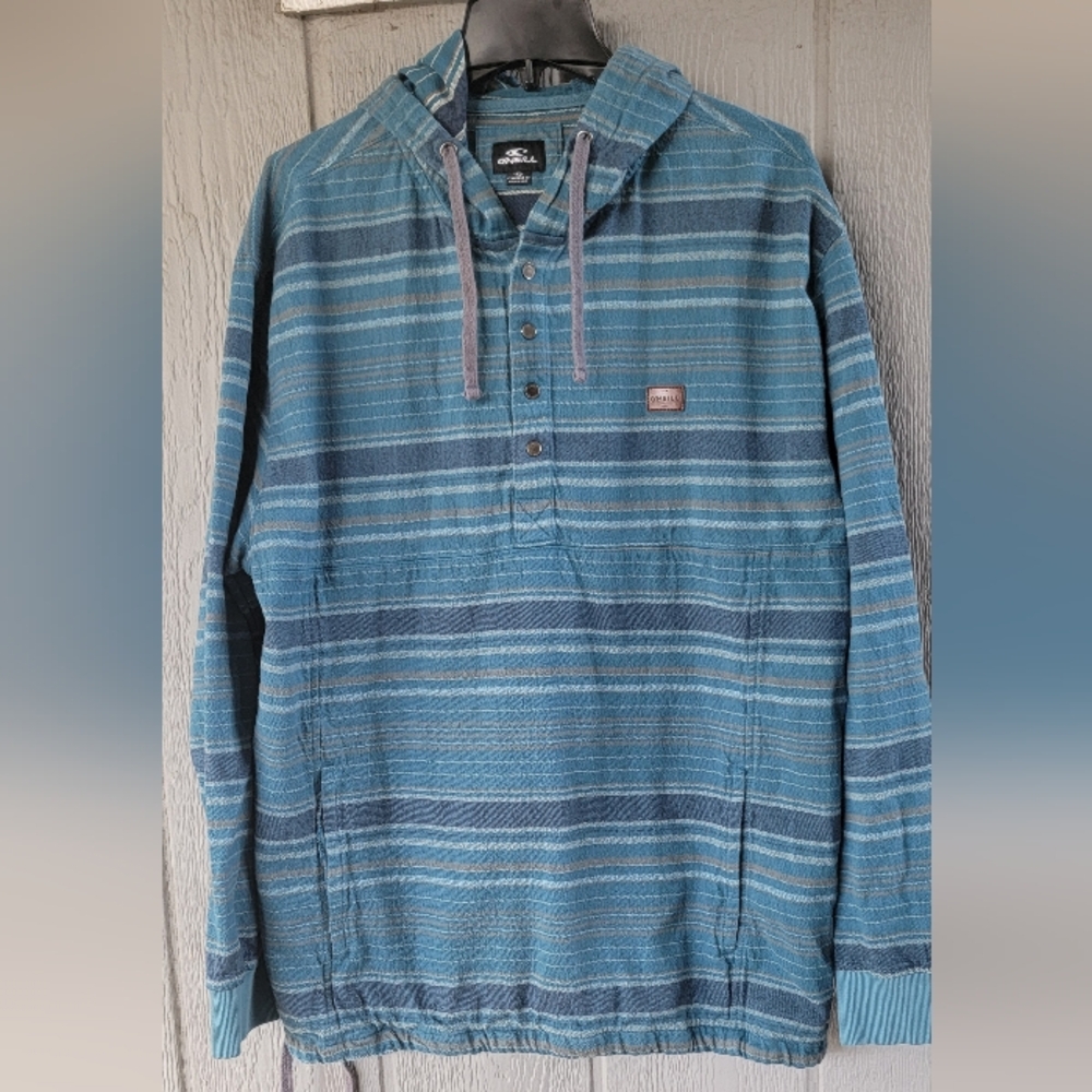 Mens Oneill Hydro Viewpoint Pullover Cotton Hoodie Drawstring‎ Waist XL
